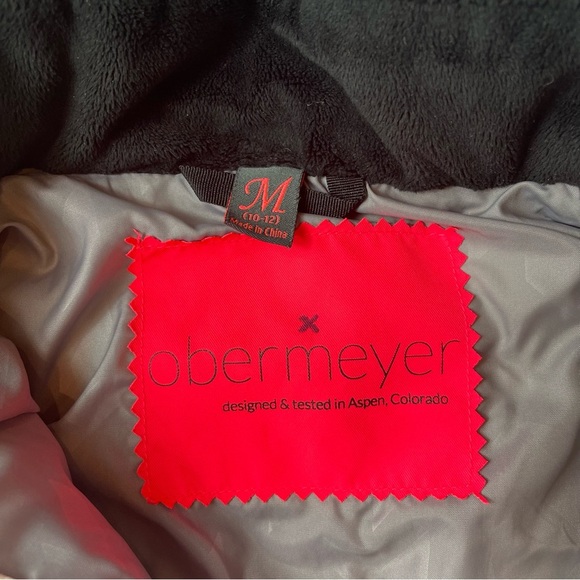 Obermeyer M White Puffer Jacket - Picture 4 of 5